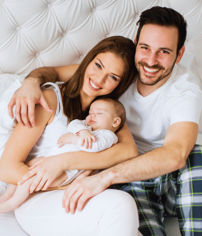 Young parents planning guardianship and financial security for their children